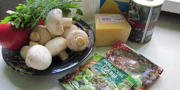 лазанья грибная