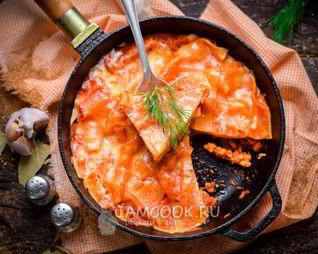 Лазанья на сковороде