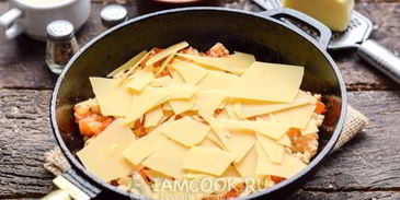 лазанья на сковороде