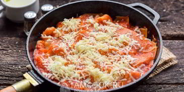 лазанья на сковороде