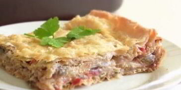 лазанья овощная из лаваша