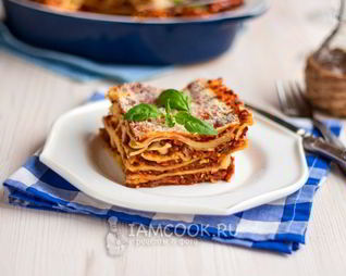 Лазанья с баклажанами