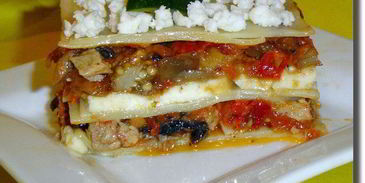 лазанья с баклажаном