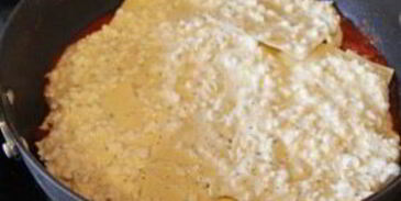 лазанья с фаршем и творогом