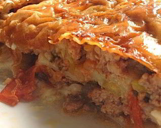 Лазанья с фаршем в мультиварке