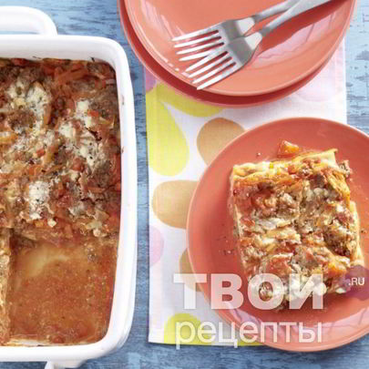 Лазанья с фаршем