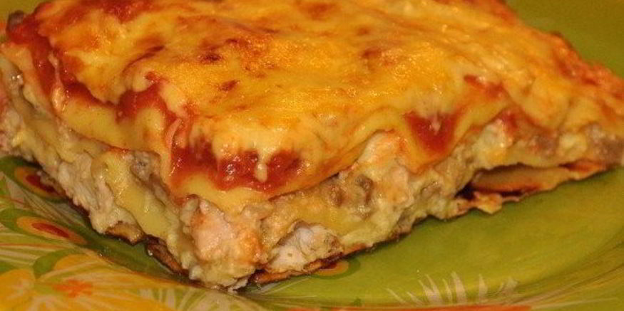 Рецепт лазаний с курицей и шампиньонами