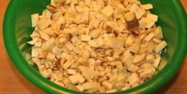 лазанья с курицей и шампиньонами