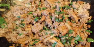 лазанья с лисичками и сельдереем