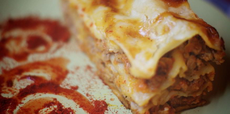 Рецепт лазаний с мясным фаршем и пармезаном