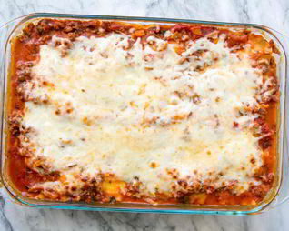 Лазанья с томатным соусом