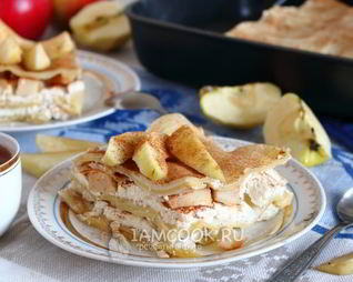 Лазанья с творогом