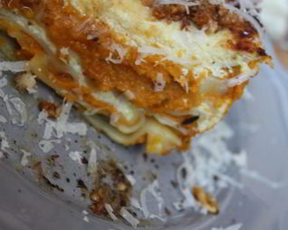 Лазанья с тыквой и рикоттой