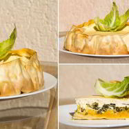 Рецепт Лазаний с тыквой, шпинатом и рикоттой