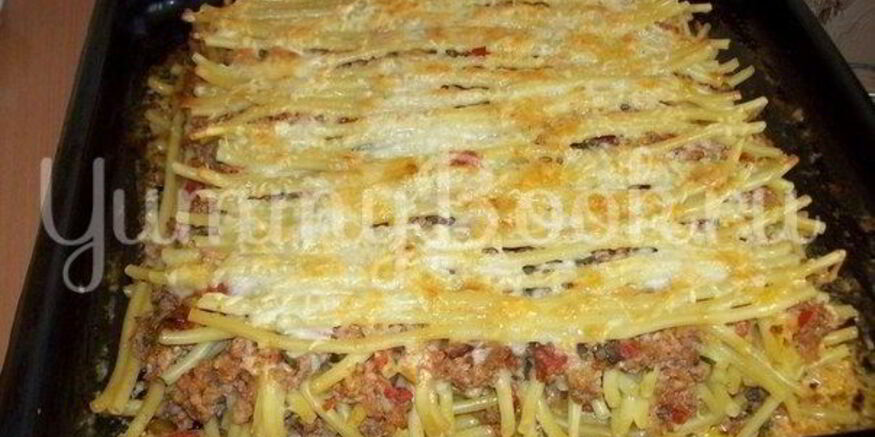 Рецепт ложной лазанья