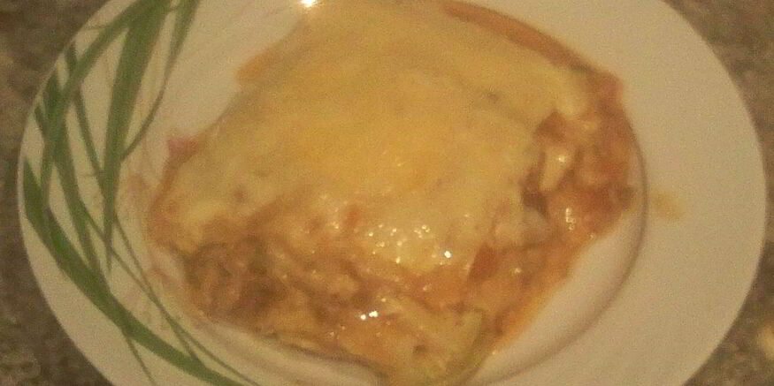 Рецепт мясной лазанья с кабачками