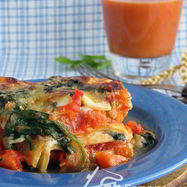 Рецепт Овощной лазанья с тыквой и шпинатом