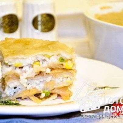 Постная лазанья