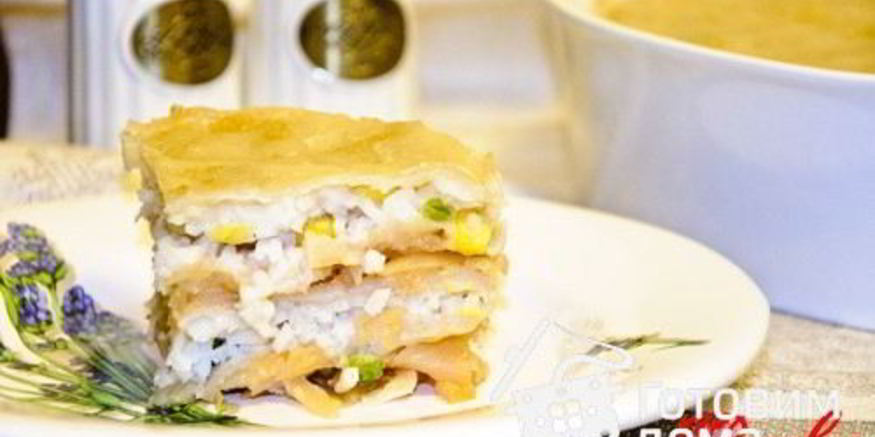 Рецепт постной лазанья