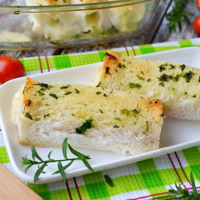 Рулет Лазанья в чесночном хлебе