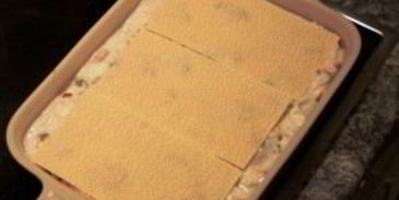 рыбная лазанья