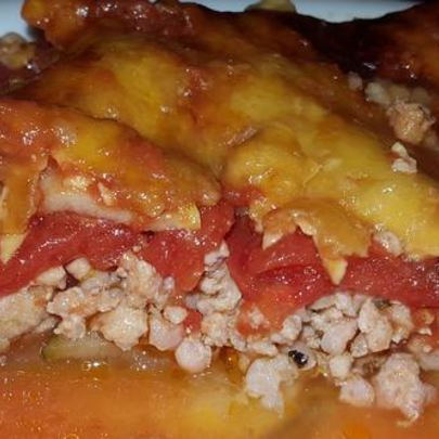 Цуккинья с фаршем из кролика