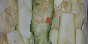 цуккинья с фаршем из кролика