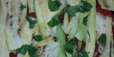 цуккинья с фаршем из кролика