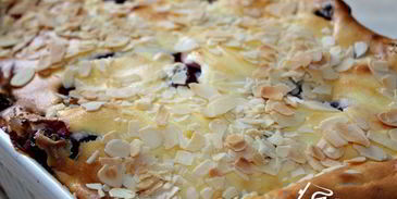 творожно-вишневый десерт лазанья