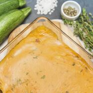 Рецепт Крахмальных каннеллонь с острым фаршем