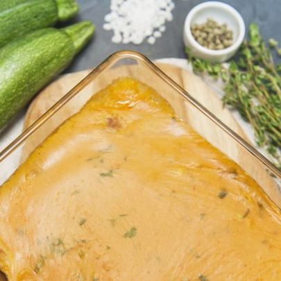 Крахмальные каннеллони с острым фаршем