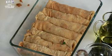 крахмальные каннеллони с острым фаршем