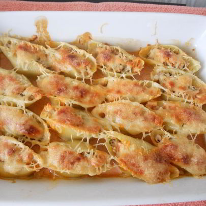 Макароны большие Ракушки с фаршем