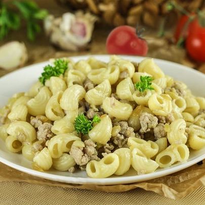 Макароны рожки по флотски