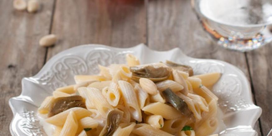 Рецепт макарон с артишоками