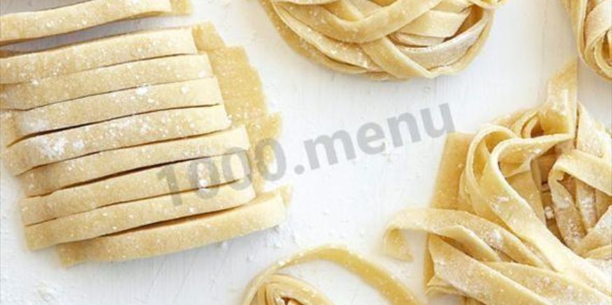 Рецепт пасты для макарон своими руками