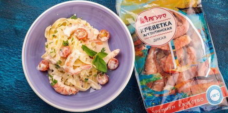 Рецепт пасты с креветками и сливочным соусом