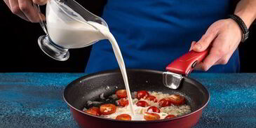 паста с креветками и сливочным соусом