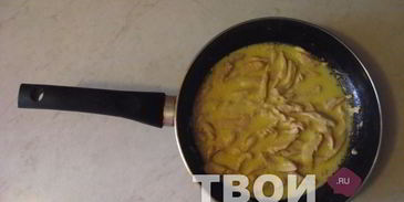 паста с курицей и зеленым горошком