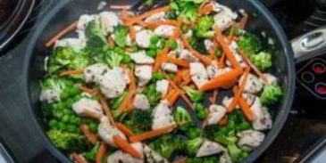 паста с курицей в сливочном соусе