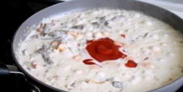 паста с лисичками в сметане