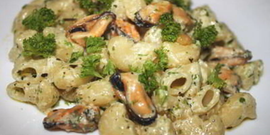 Рецепт пасты с мидиями