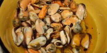 паста с мидиями