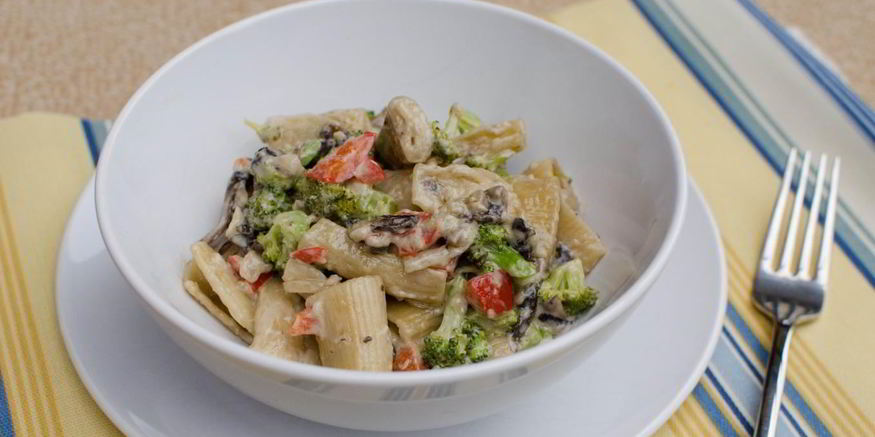 Рецепт пасты с овощами