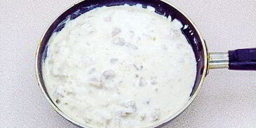 паста с рыбой в сливочном соусе