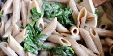 паста с соусом из голубого сыра