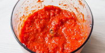 паста с соусом из печеного сладкого перца