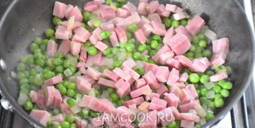 паста с ветчиной в сливочном соусе