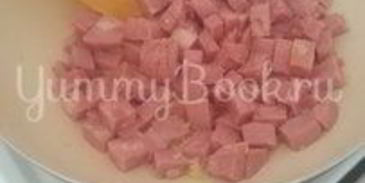 паста с ветчиной