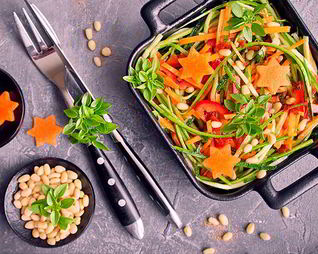 Спагетти из цукини в стиле raw cook